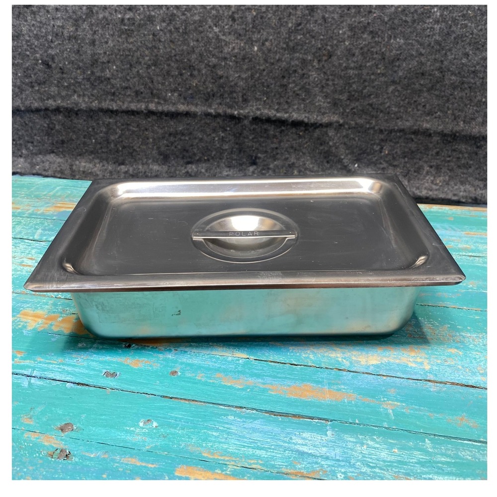 Vollrath Polar Ware Stainless Steel Steam Table Pan with NSF Lid 2 1/8 QT E402 - Picture 2 of 7
